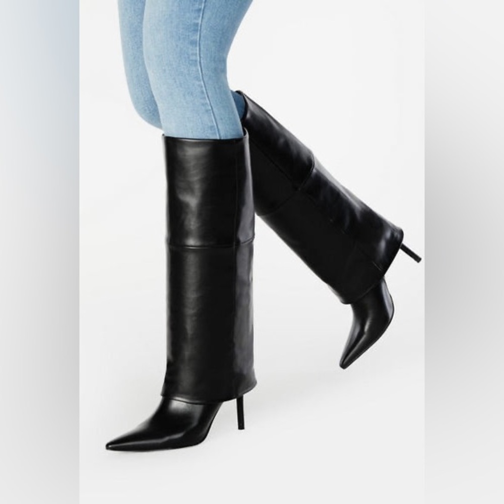JustFab Shoedazzle Stiletto Boot new with box size 8